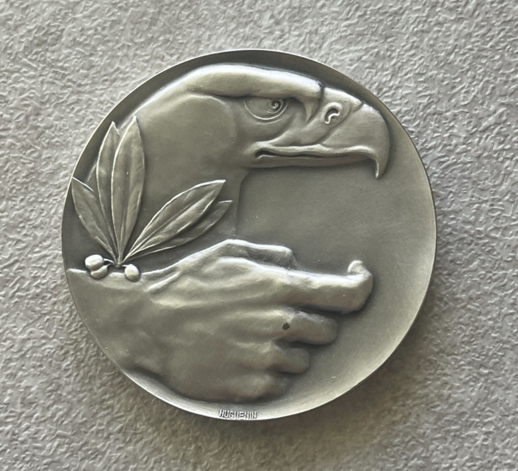 (ND) Geneva Geneve Silvered Bronze Swiss Shooting Medal R-776var. L2