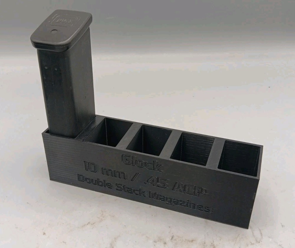5 Mag Storage Rack For Glock 21/20 .45ACP / 10mm Auto Range Holder Bin