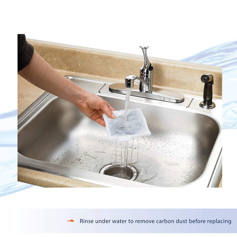 Medium Replacement Filter Cartridges - 6 Pack for Aquariums