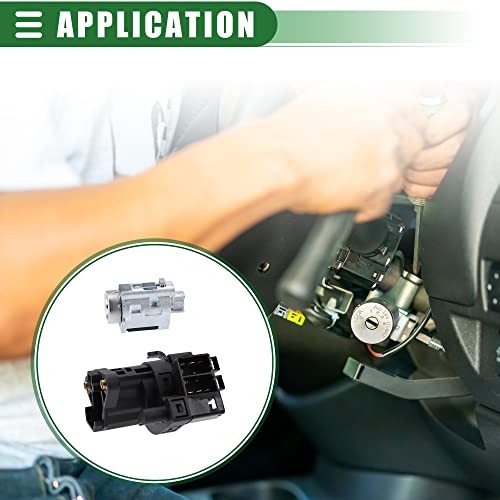 Ignition Starter Switch Ignition Lock Cylinder w/2 Keys, for Chevy Classic