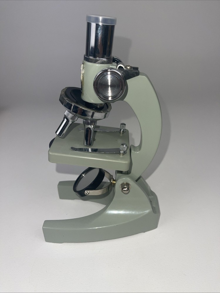 VTG Y.K.S. Compound Student Microscope with Case and Accessories. Complete Set