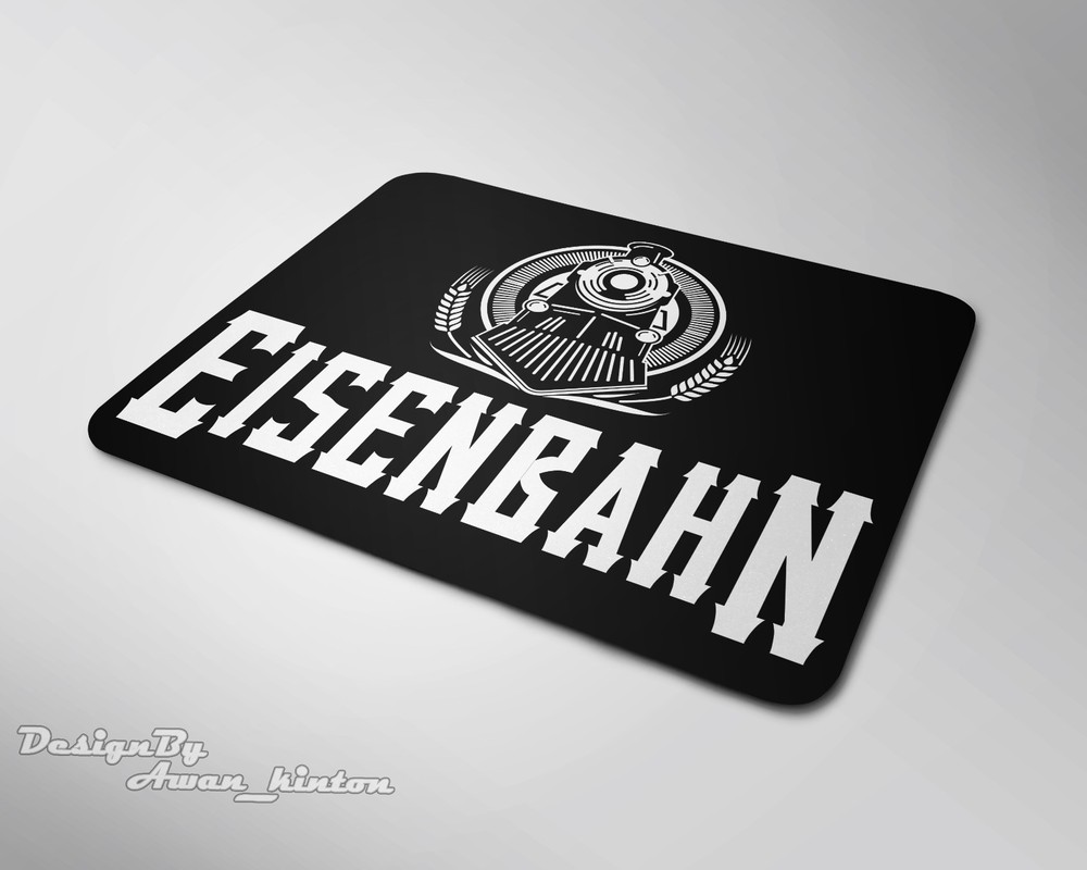 Mouse Pad New Eisenbahn Logo Rubber Mouse Mad For Gift