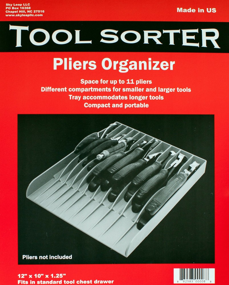 Tool Sorter Pliers Organizer - Red