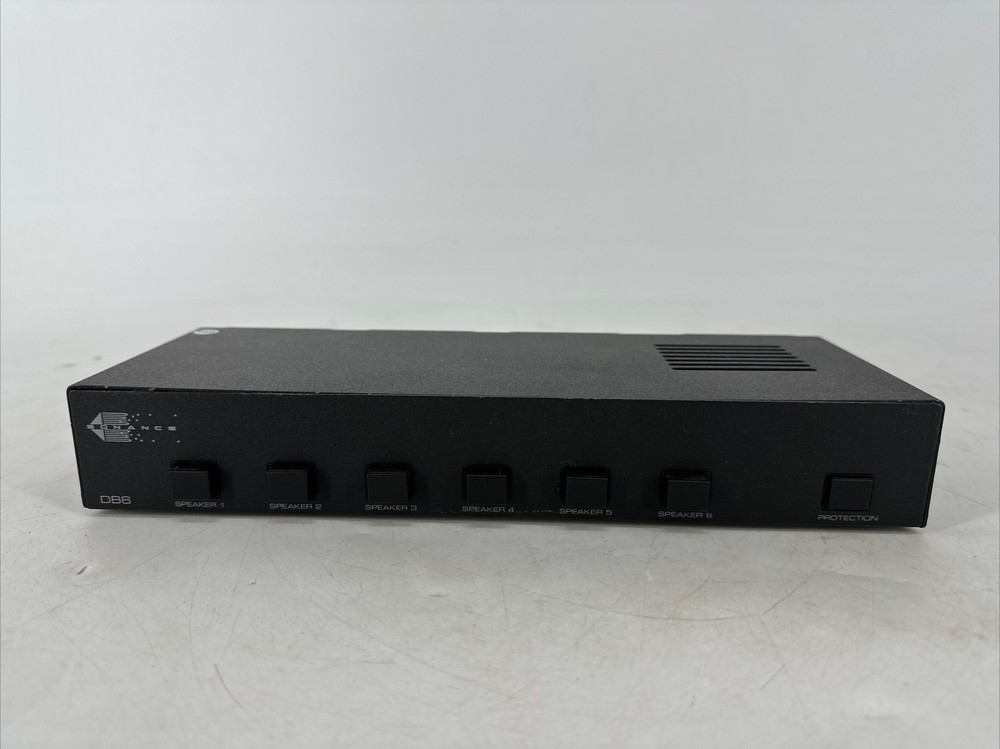 Sonance Speaker Selector Switch DB6 Home Audio Six Zone Controller w/ Protection