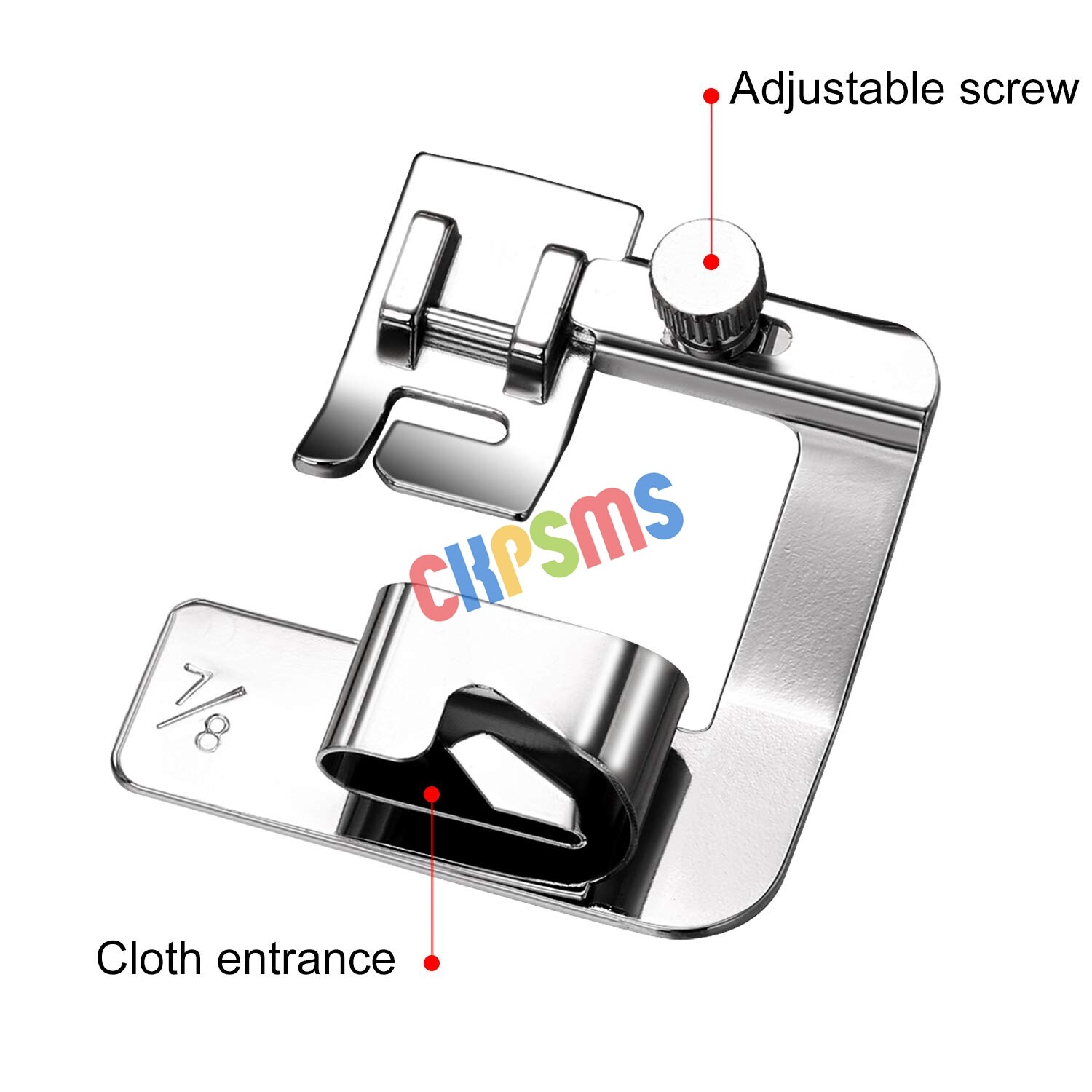 6Sizes Rolled Hem Presser Foot Set FOR Lower Shank Home Sewing Machines