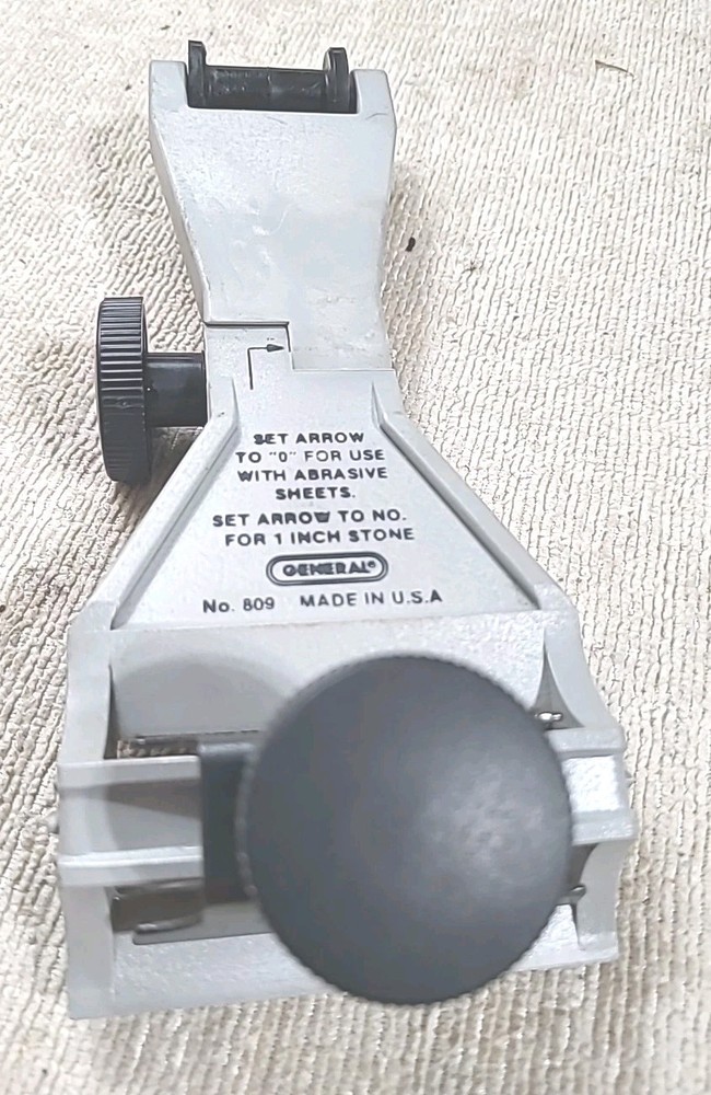 General No 809 Adjustable Chisel & Plane Blade Sharpening Guide USA Made Tool