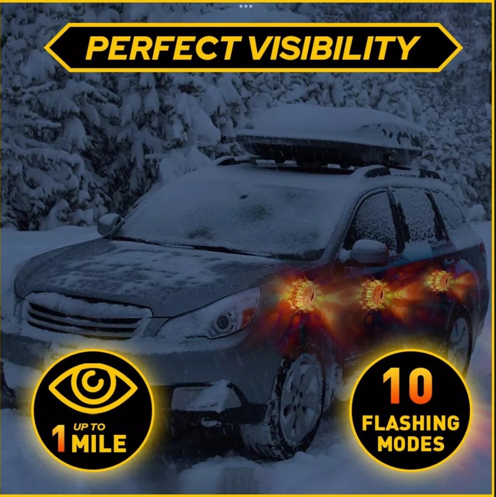 STP EMERGENCY DISC LED FLARE