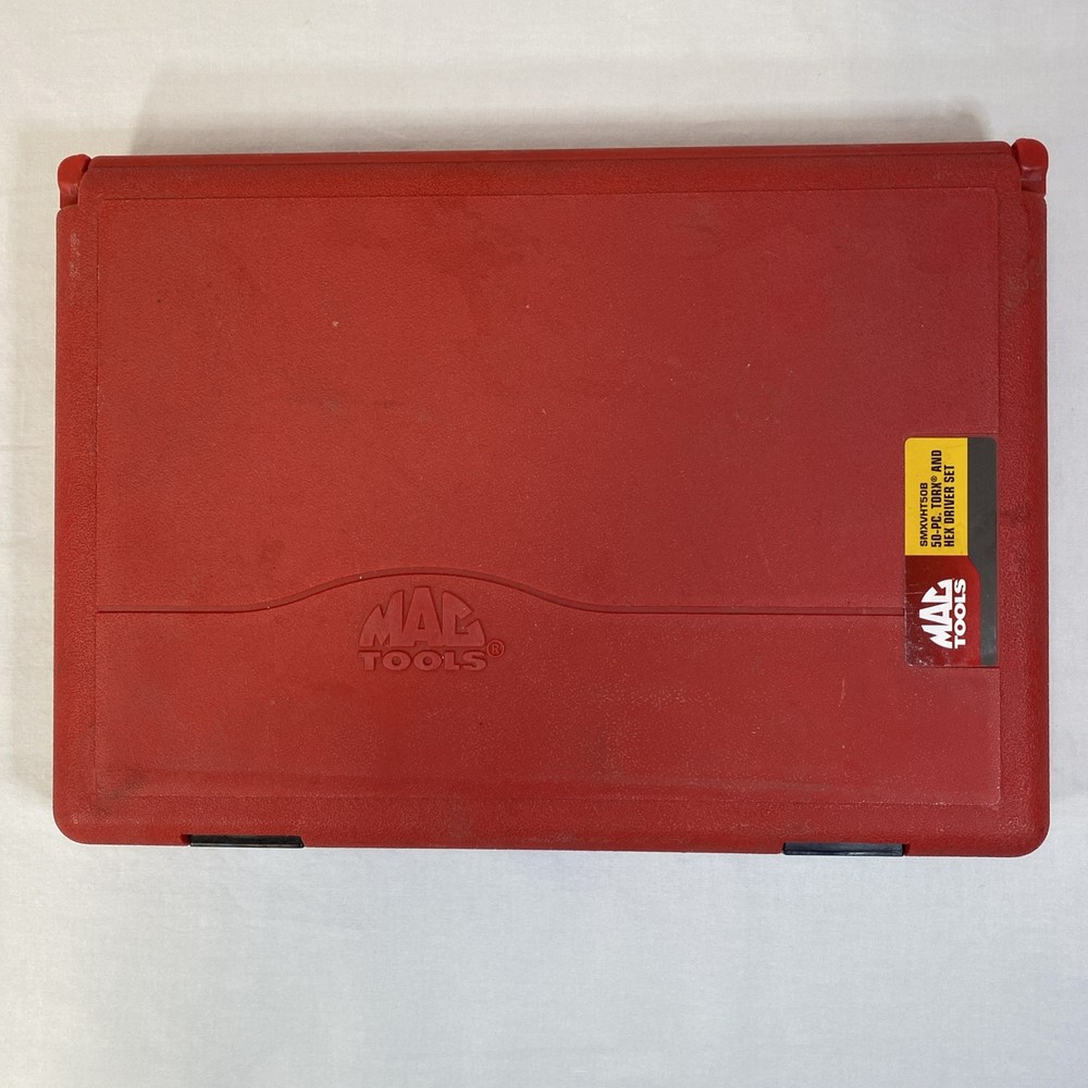 MAC Tools Red Plastic Case ONLY for SMXVHT50B 50-Piece Master Driver Bit Set
