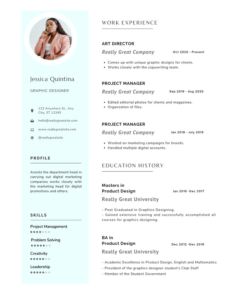 Customizable Digital Resume Template | Modern & Professional