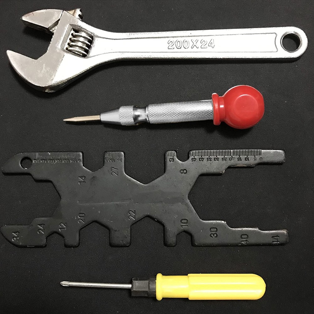 2PCS Automatic Center Punch Strikes Surface Hammer Spring Loaded Window Breaker