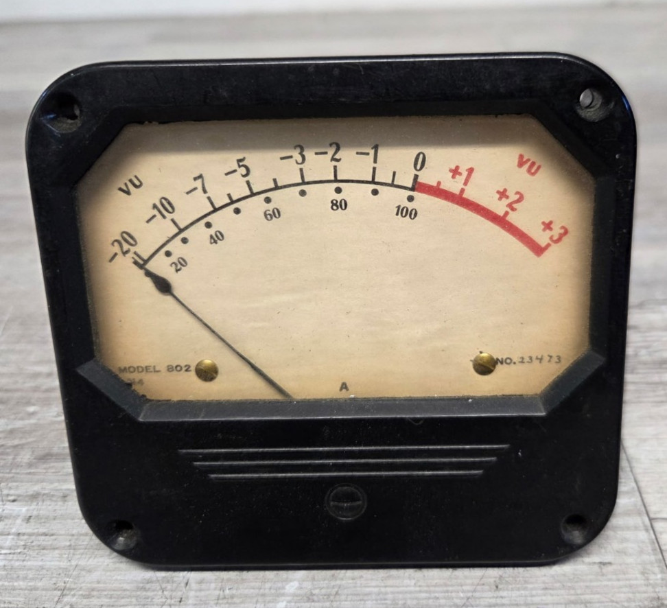 Vintage Weston Model 802 VU Meter