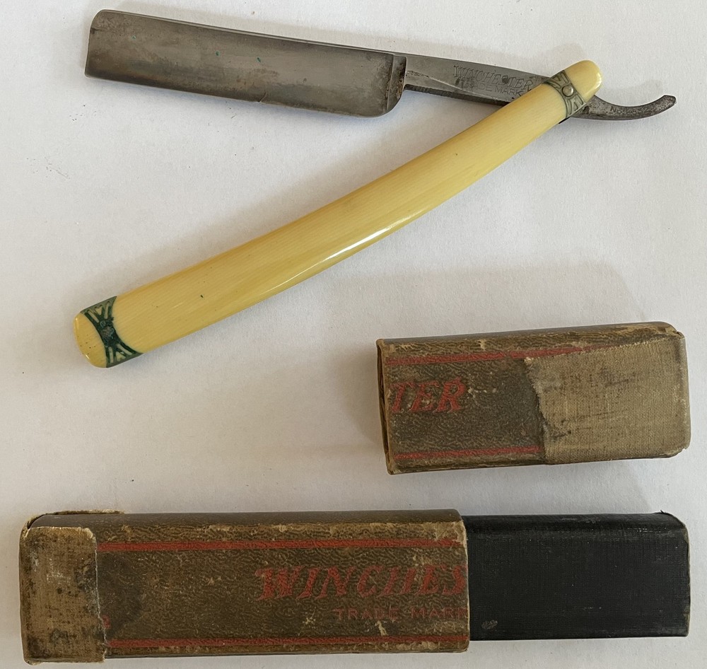 Antique Winchester razor with original box