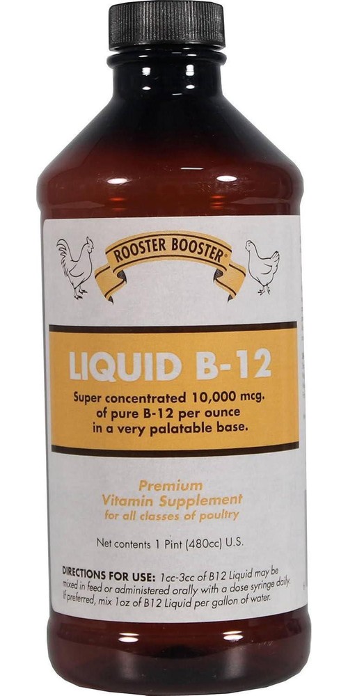 Rooster Booster B-12 Liquid, 16-Ounce