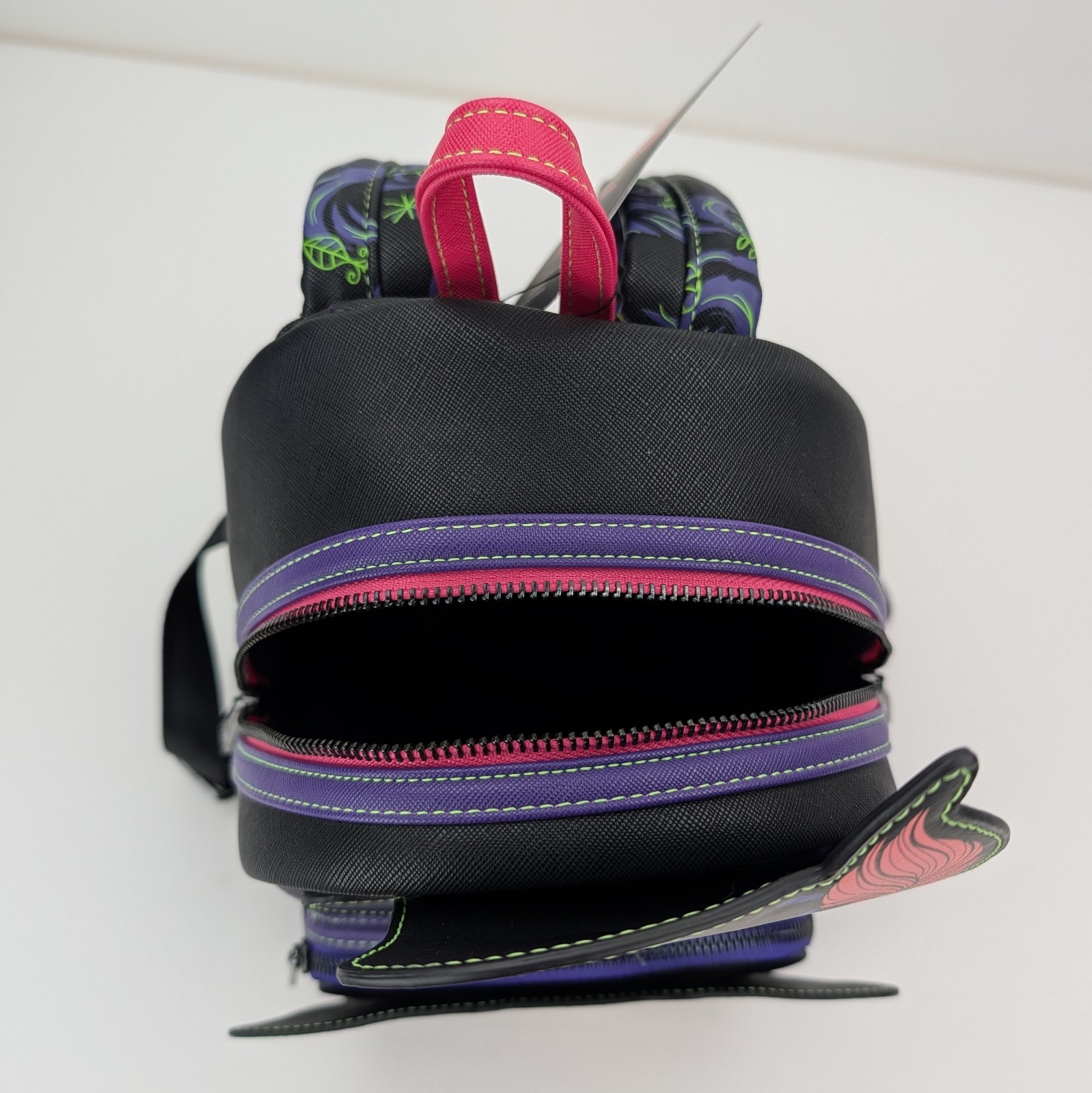 Loungefly Disney Dr Facilier Villains Mini Backpack Glow Lenticular Tarot NWT