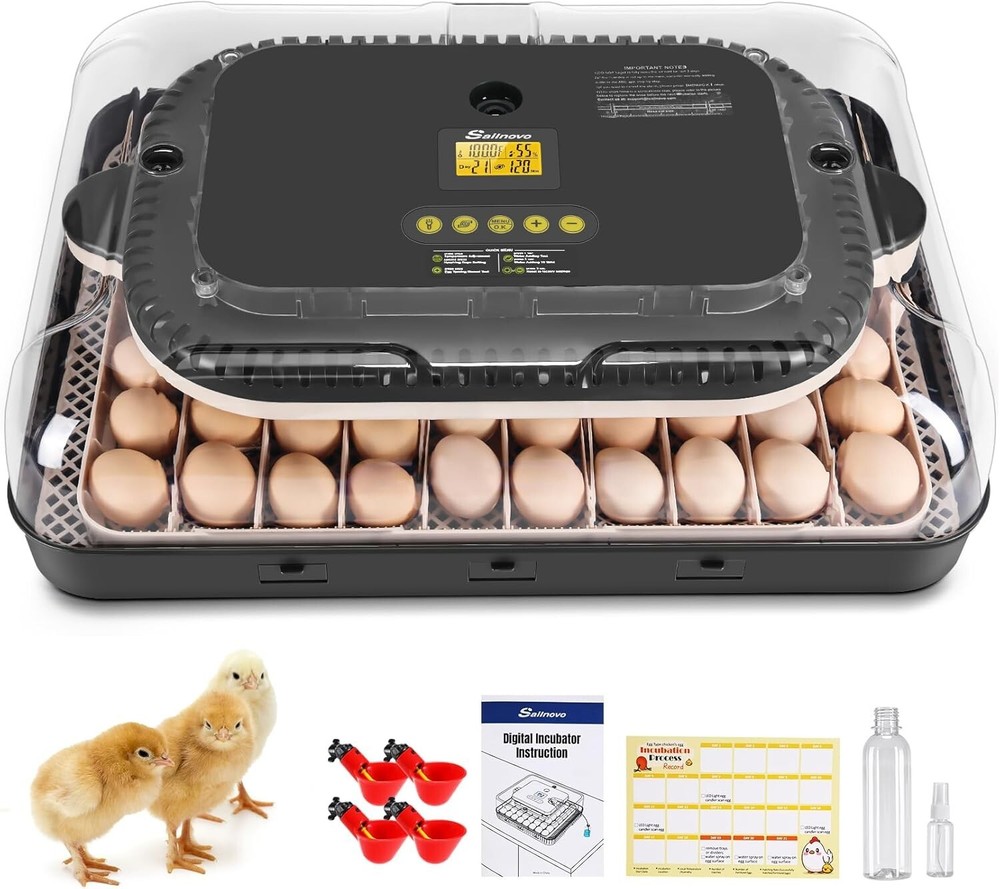 70 Egg Incubators for Hatching Eggs with Automatic Egg Turning and Egg Candler#