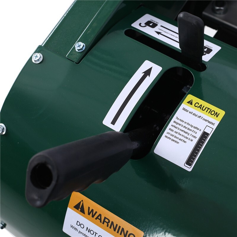 Double Flywheel Electric Log Splitter 12Ton Hotizontal 2HP16A Splitting Machine