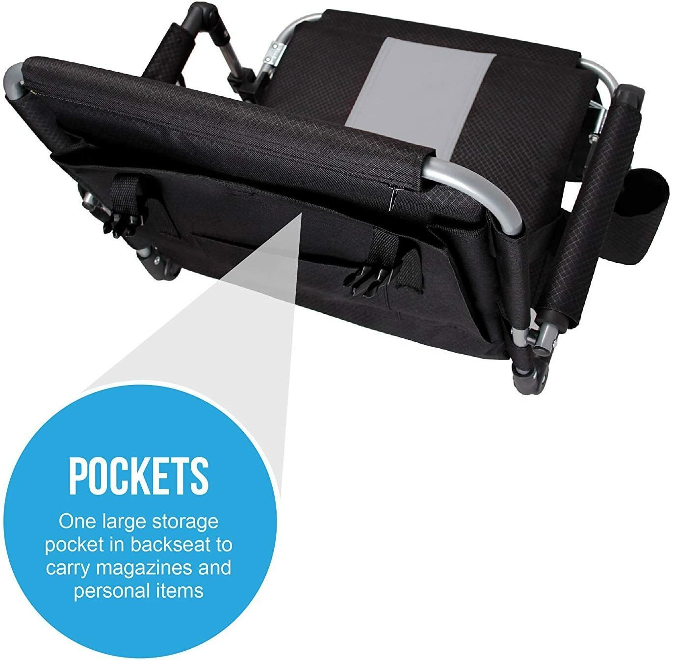 Stadium Seat Portable Folding Padded Stadium Seats for Bleacher Chair Cup Holder