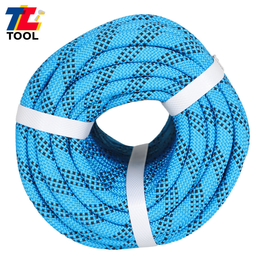 3520Lbs 3/8" × 100' Arborist Tree Climbing Rope High Strong Braid Polyester Rope