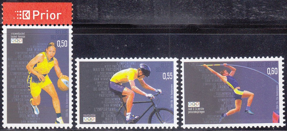 Belgium 2004 (3303-3305) Mint never Hinged