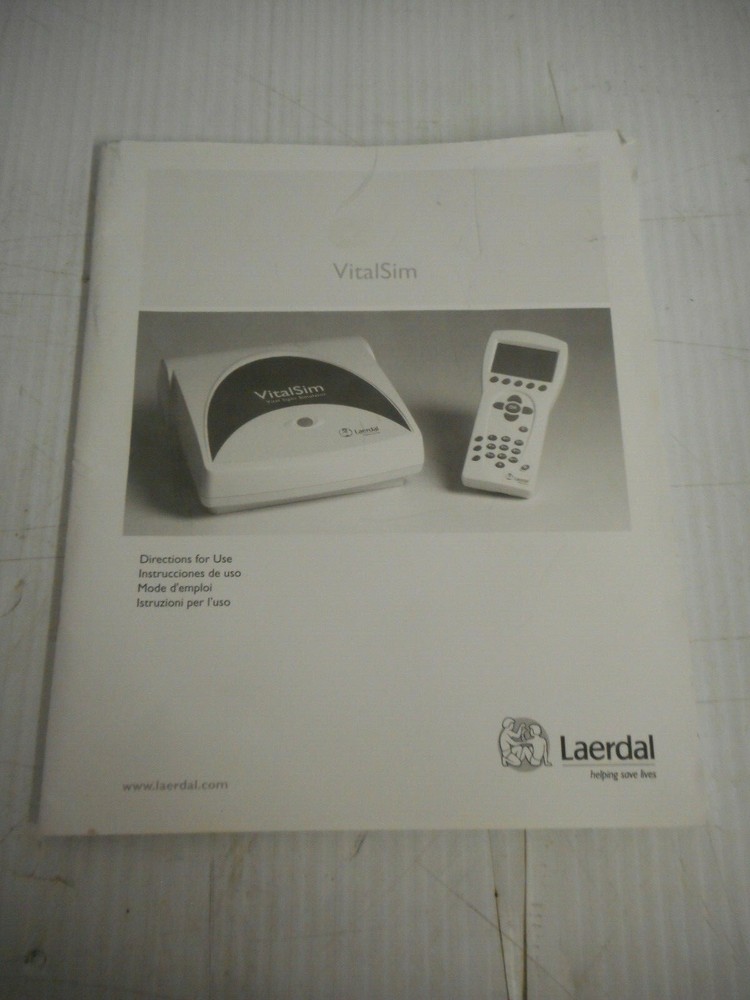 Laerdal Vital Sim Patient Simulator System Users Manual
