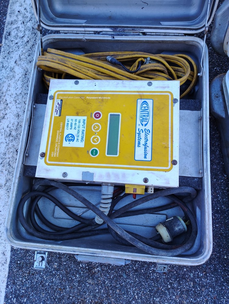Central Plastics Electrofusion Processor / Poly Pipe Welding Machine