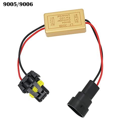 2 Pcs LF-300B Flash Strobe Controller Box Continuous Flashing Module 9005 9006