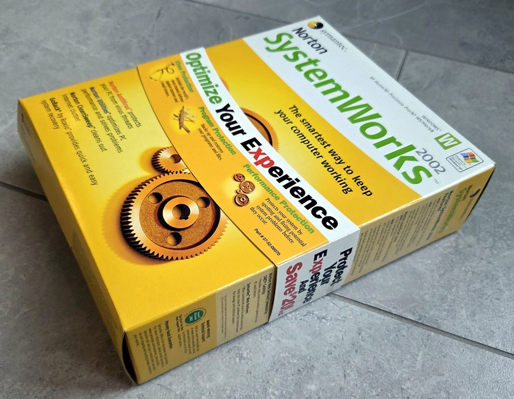 SYMANTEC Norton SystemWorks 2002, For Windows XP/2000/NT/ME/98, CD, Guide & Box