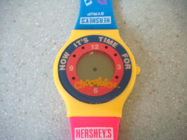 Vintage plastic Hershey's chocolate play watch