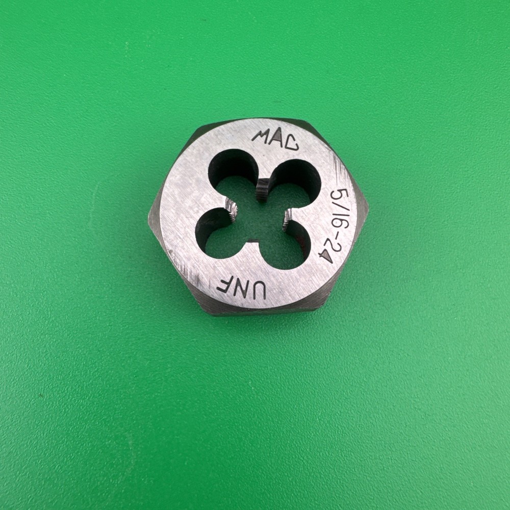 Mac Tools 6529DIA SAE Hexagonal Die 5/16"-24 NF - 1" Shank
