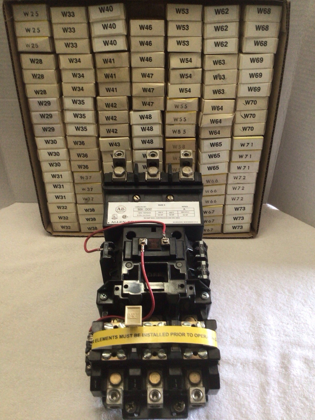 Allen-Bradley 509-DOD NEMA Size 3 Starter 120v NEW Open Box, Ships Same Day!
