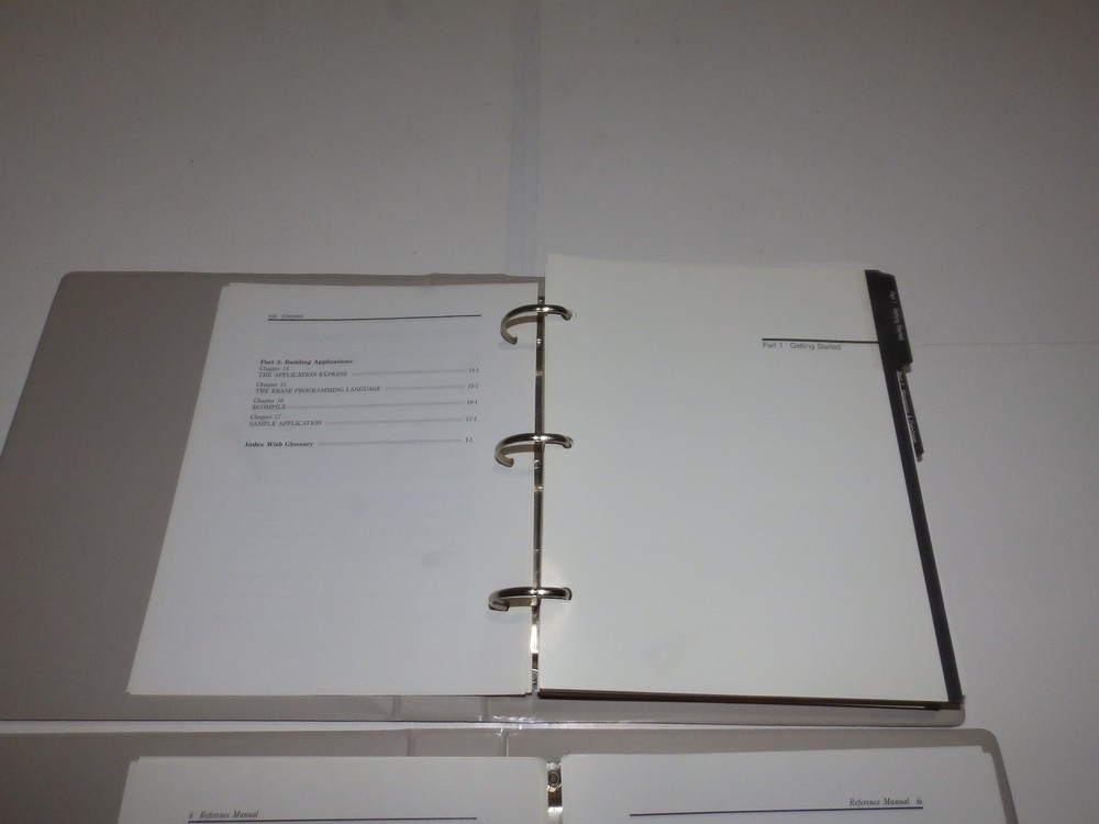 Vintage Software - Microsoft RBase Database Management System (5.25" diskettes)