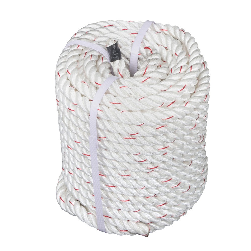 3/4" ×120ft Polyester Braided Rope 2038lbs Breaking Strength Strong Pulling
