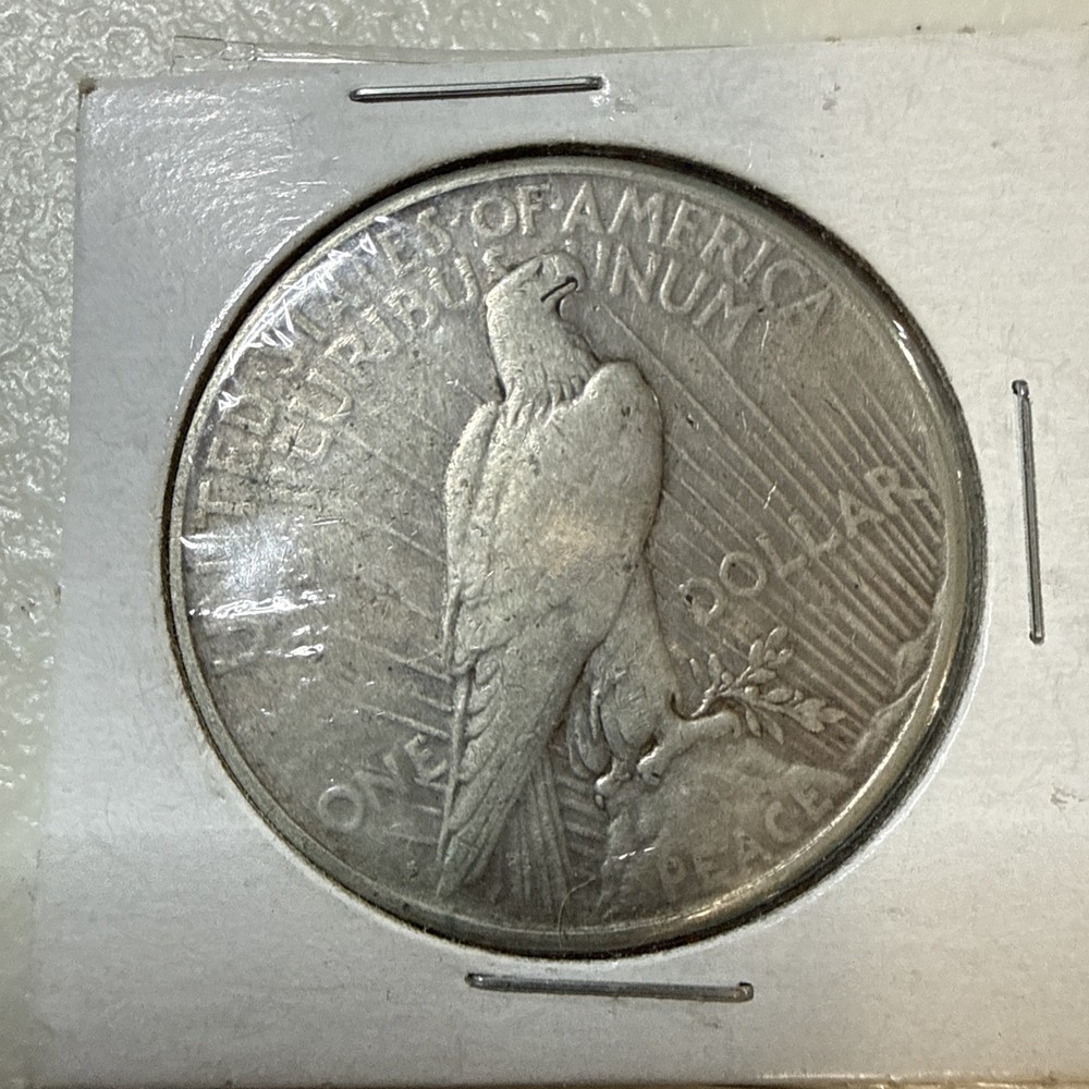 1922-S Peace Dollar In VF Condition
