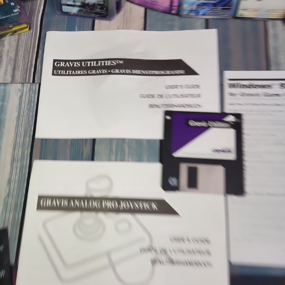 Gravis Utilities 3.5" Floppy Disk 1991 Software Tool for PC – Vintage