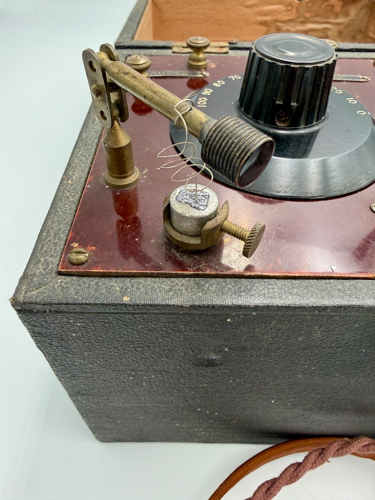 RARE MILDE-BAYARD FRENCH CRYSTAL RADIO c1925