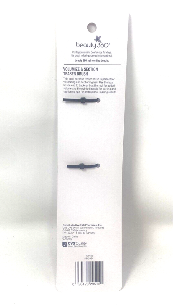 2 Beauty 360 Teaser Brush Volumize & Section