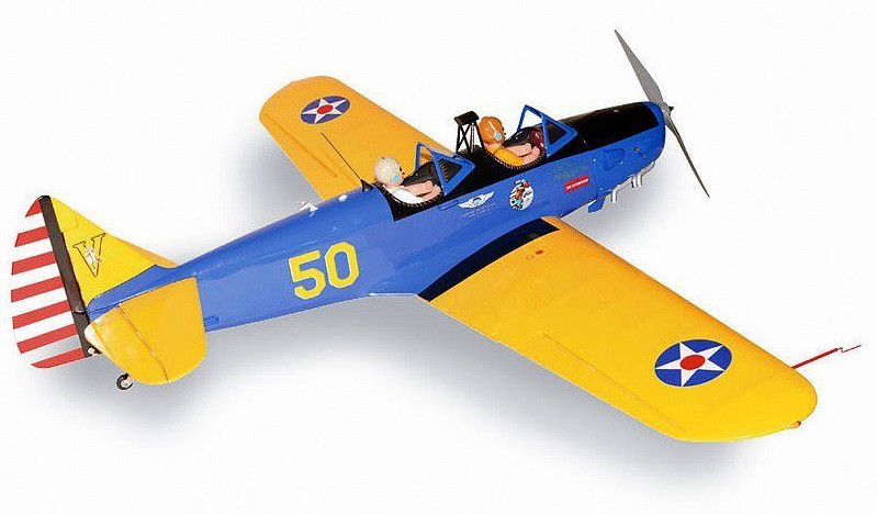 PT-19 PLAN + CONSTRUCTION ARTICLE to Build a 53" UC Scale Stunt Model Airplane