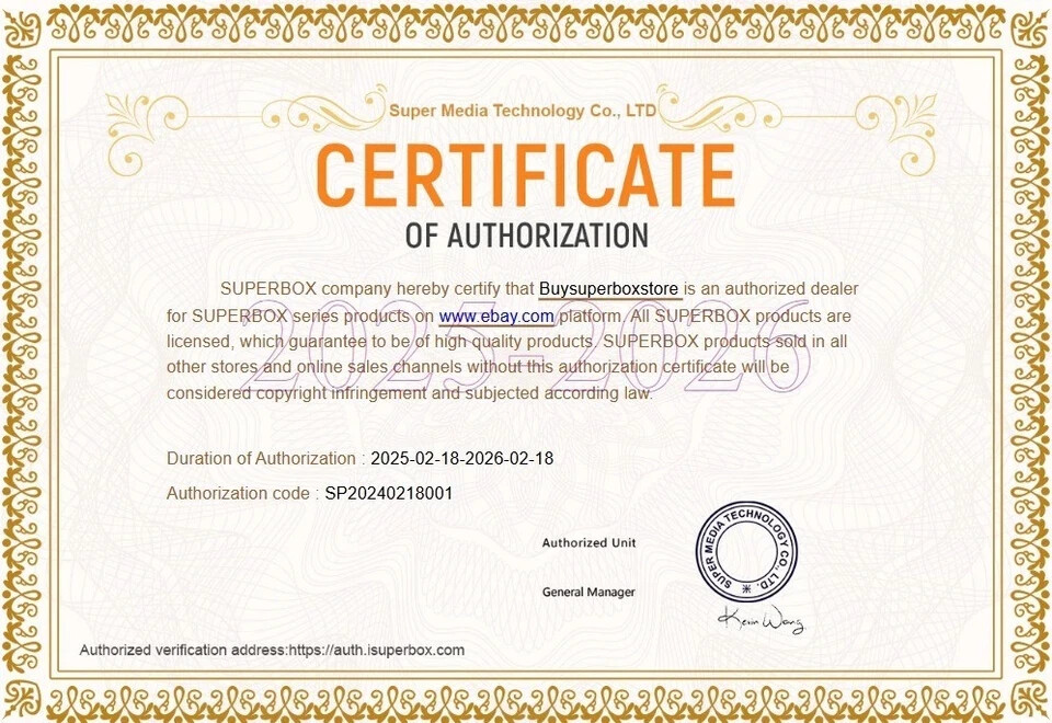 SuperBox S6 Max 24/7 Support Authorized Distributor Same Day Shipping