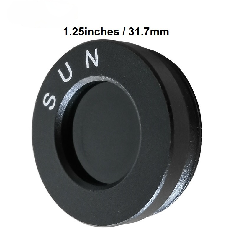 1.25'' Optical Lens FilterBlack Solar Filter Astronomical Telescope Accessories
