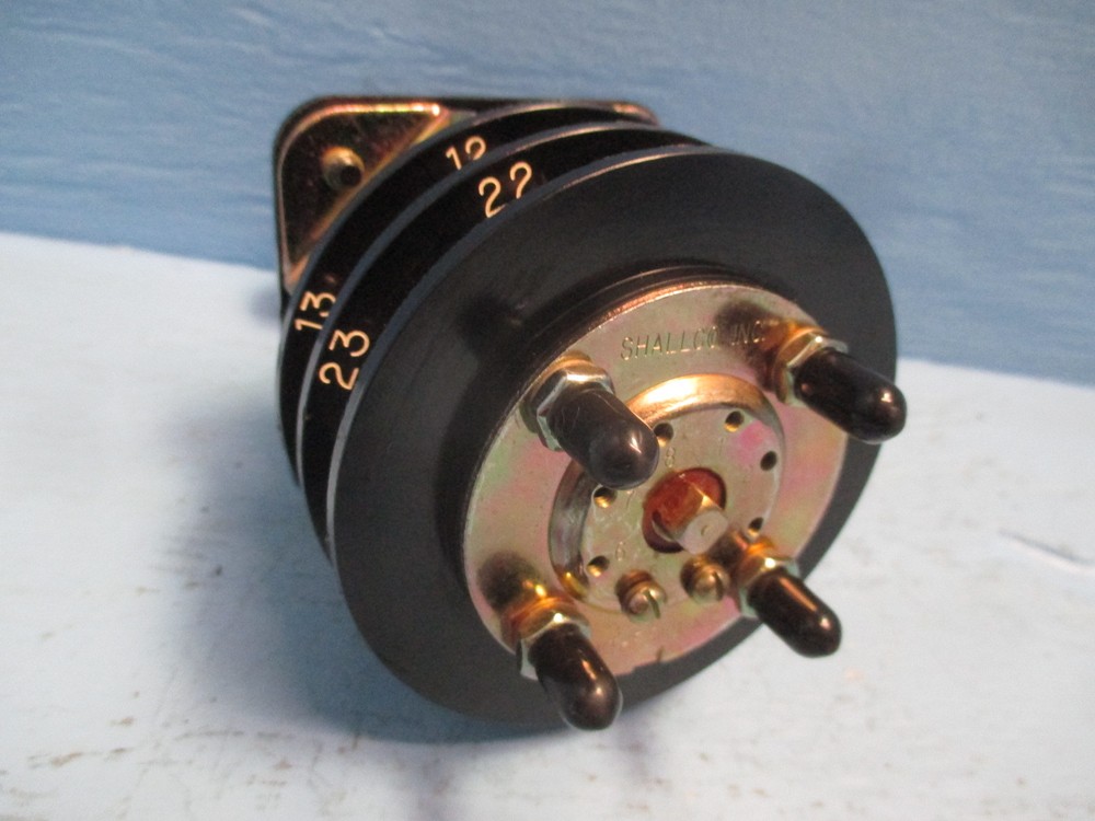 Shallco 2605C 7 Position Selector Rotary Switch Voltmeter Series 26 Relay