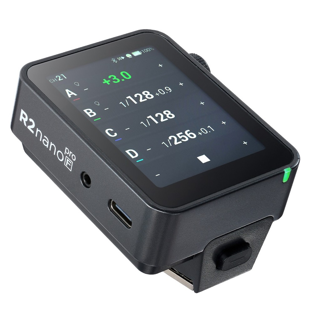 Flashpoint R2 Nano Pro Touchscreen TTL Wireless Flash Trigger for FUJIFILM, Godo