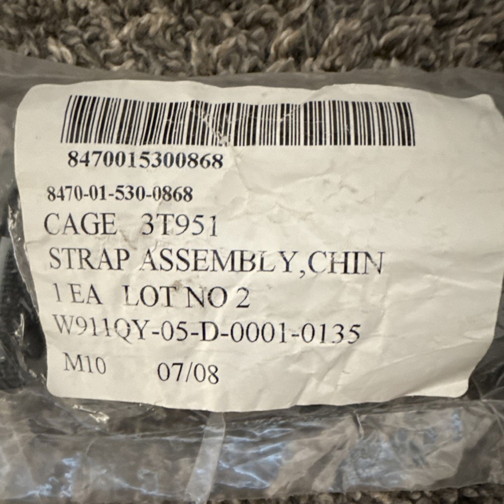 ARMY ACH Chin Strap Assembly w/Hardware