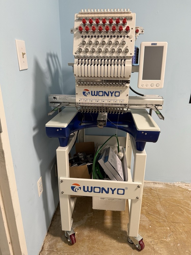 WONYO 1501C Single Head Embroidery Machine