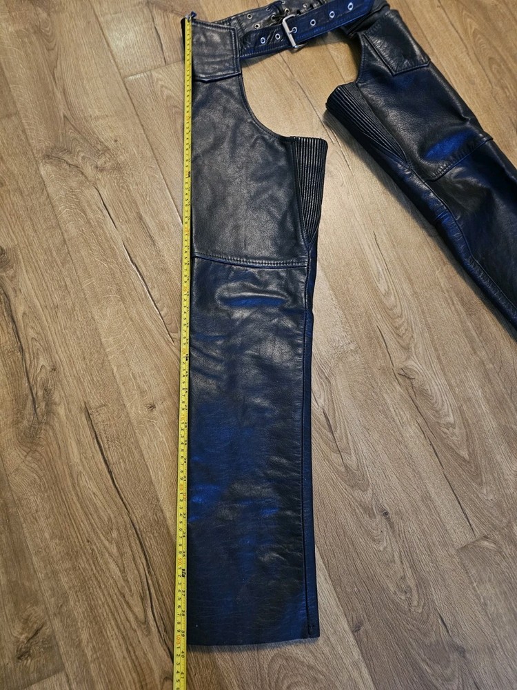 Interstate Leather Chaps Size XXS Adjustable Waist
