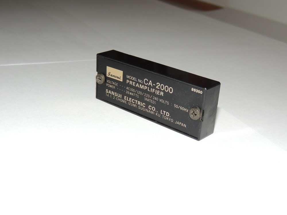 Sansui CA-2000 Voltage Selector Cover & Screws 89350