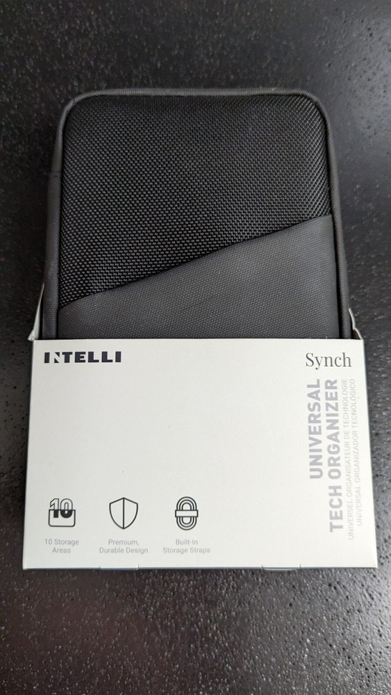 Intelli Synch Universal Tech Organizer with 10 Storage Areas - Premium - Durable