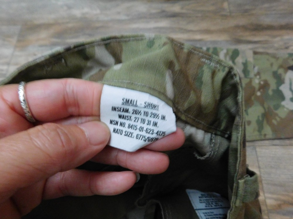 US ARMY OCP PANTS SIZE SMALL - SHORT