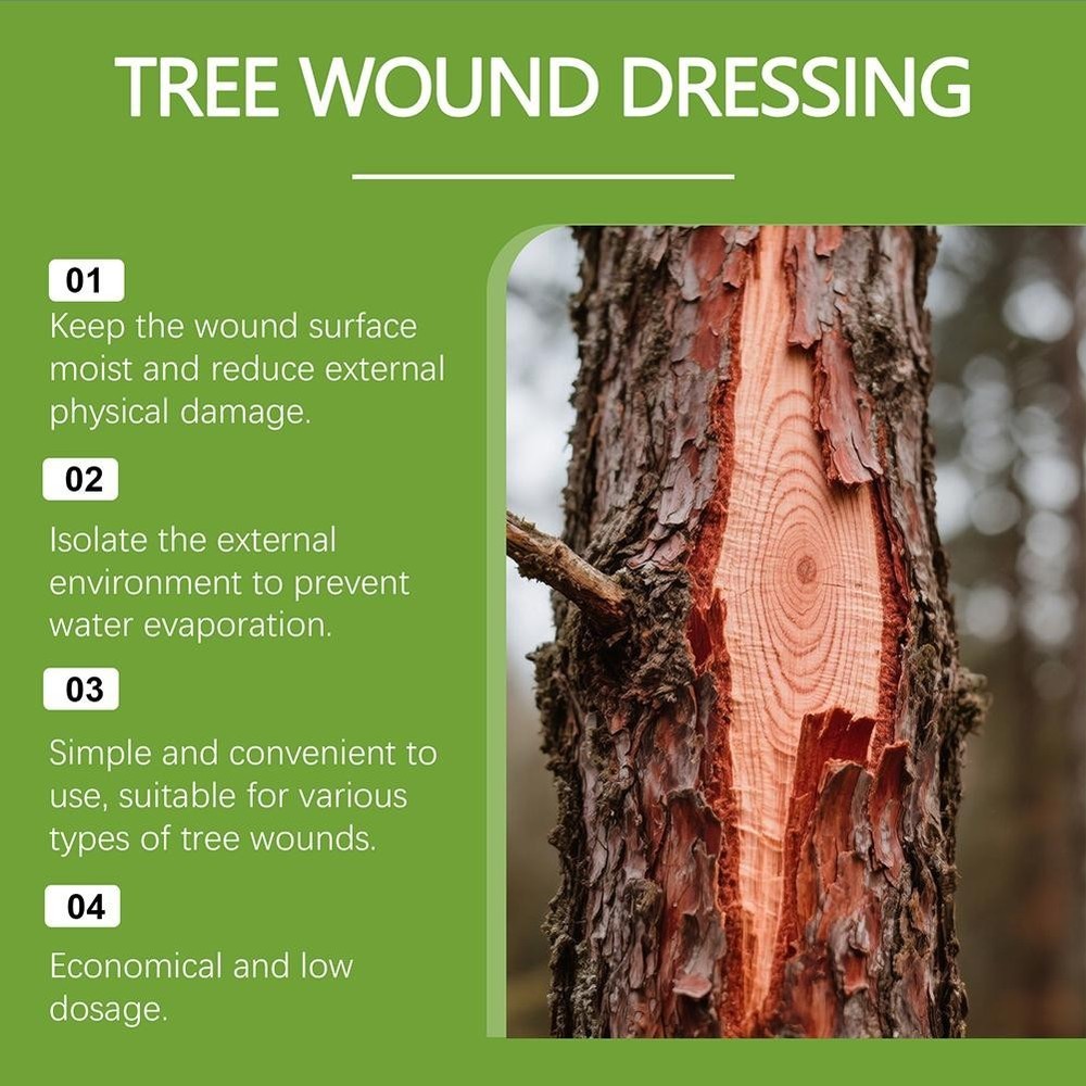 Tree Wound Healing Agent, Tree Wound Dressing Reduce External Damage ✲