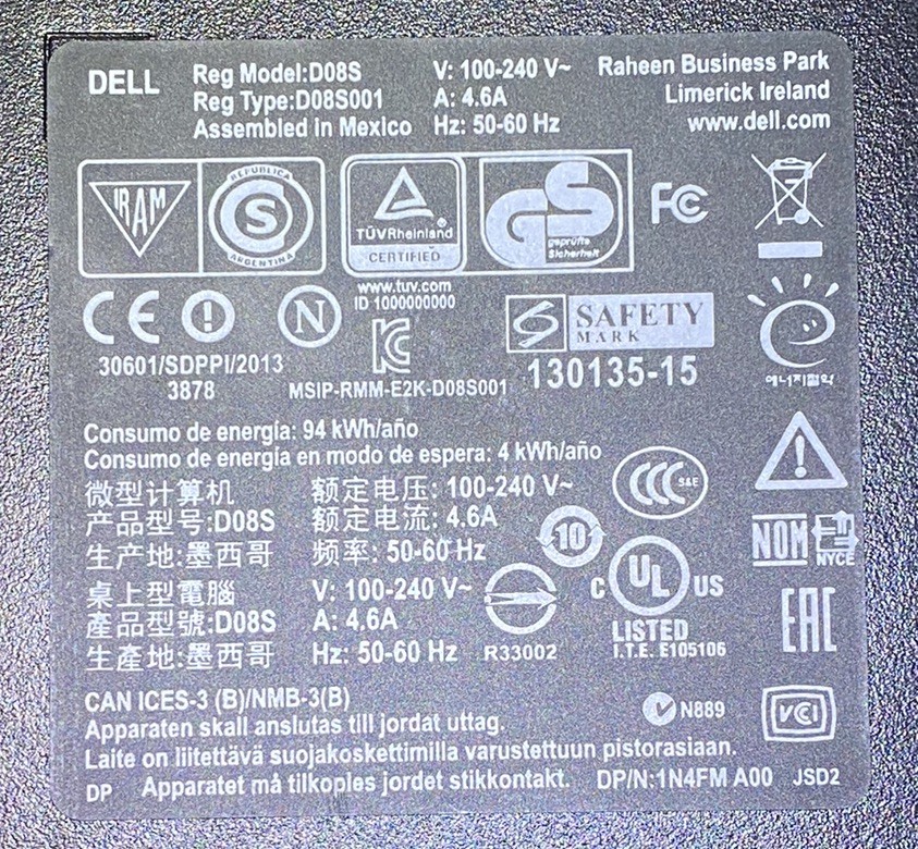 Dell Optiplex 3020 Core i5-4570 3.20GHz 500GB Hdd 8GB RAM Desktop No OS - TESTED