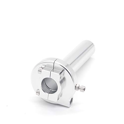 New Throttle Grip Replacement High Performance Adjustable Modified silver